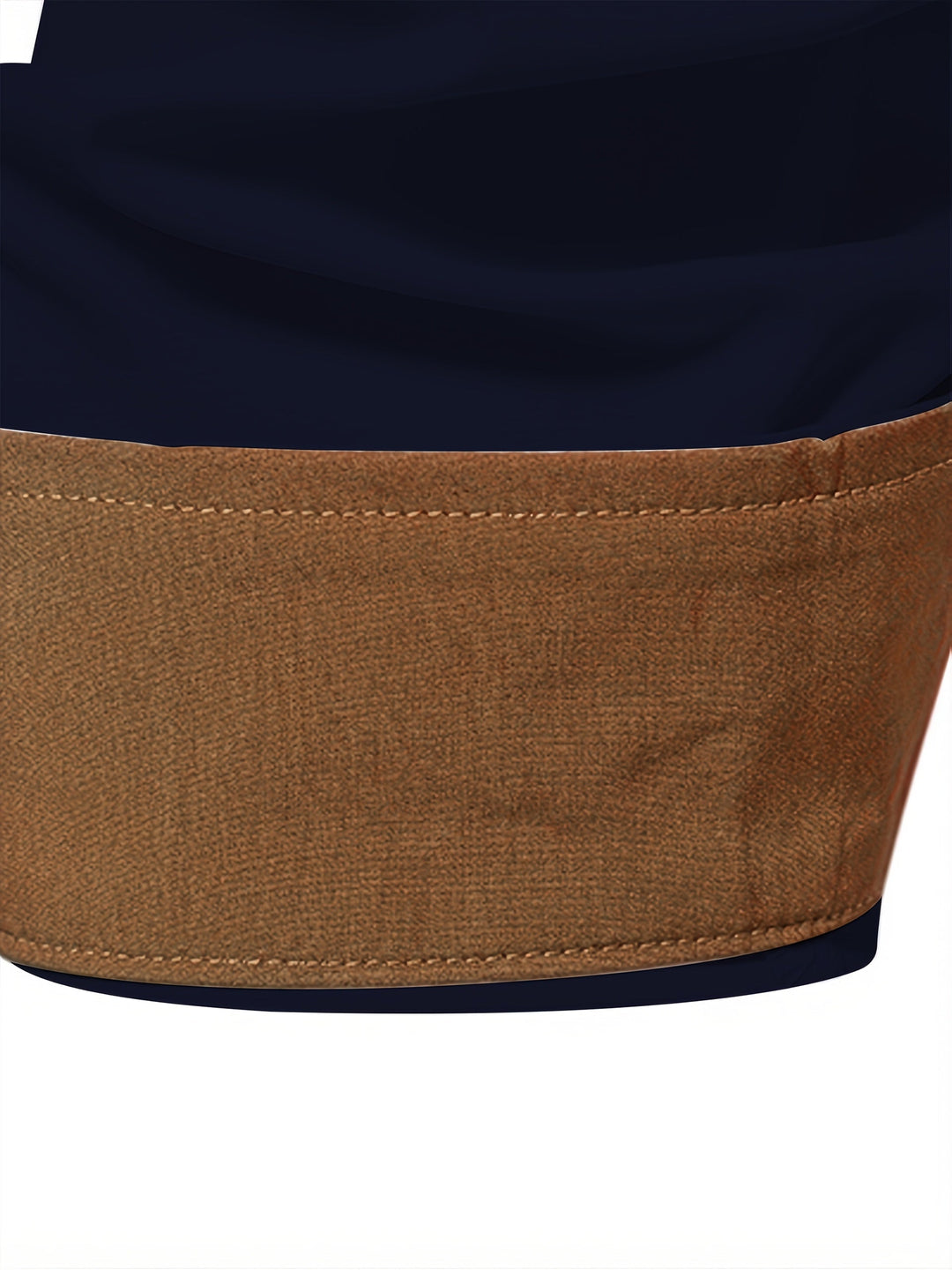 Contrast-Trim Slim Shirt for Men, Plus Size