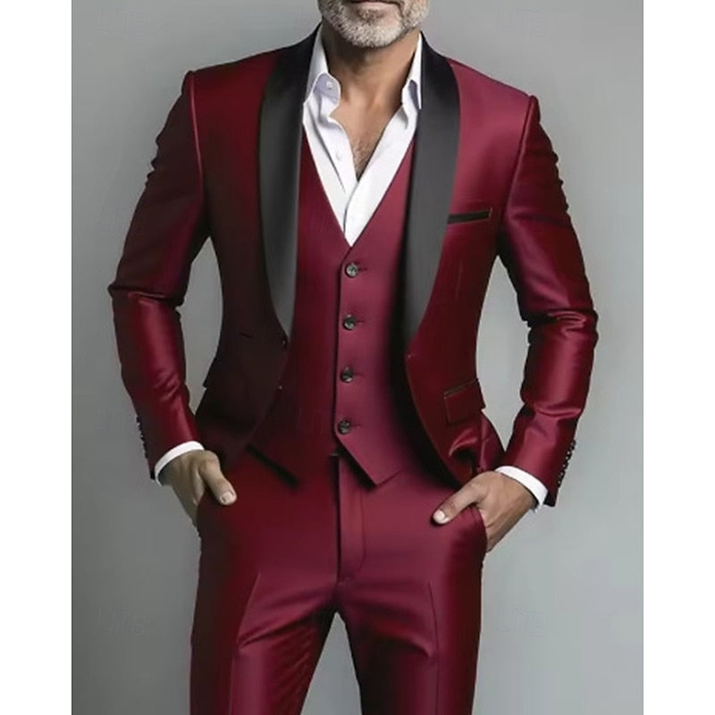 Three-Piece Suit, Men's Refined Fit