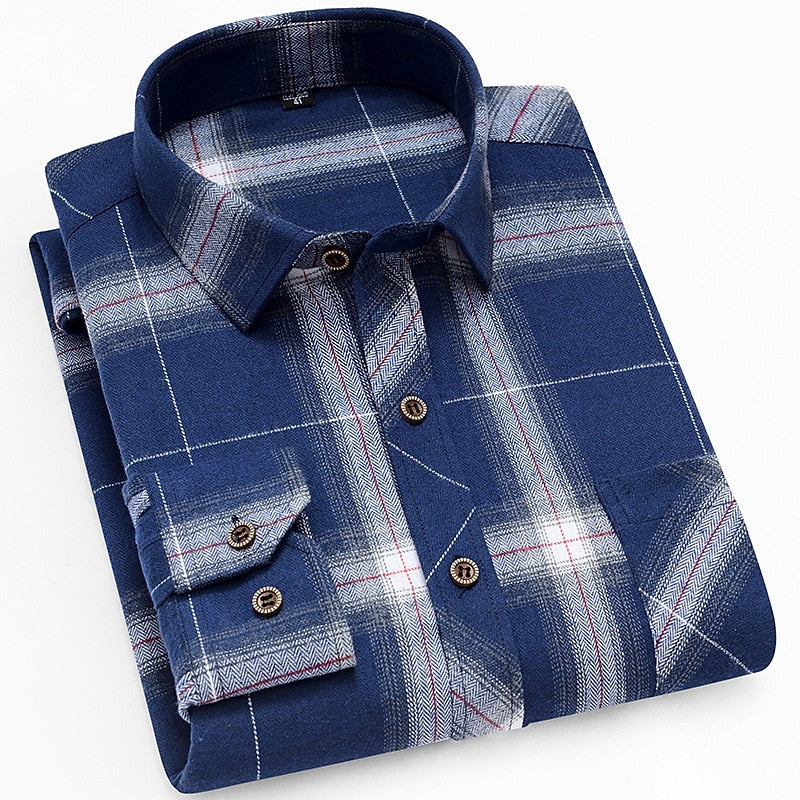 Check Shirt for Men, Classic Style