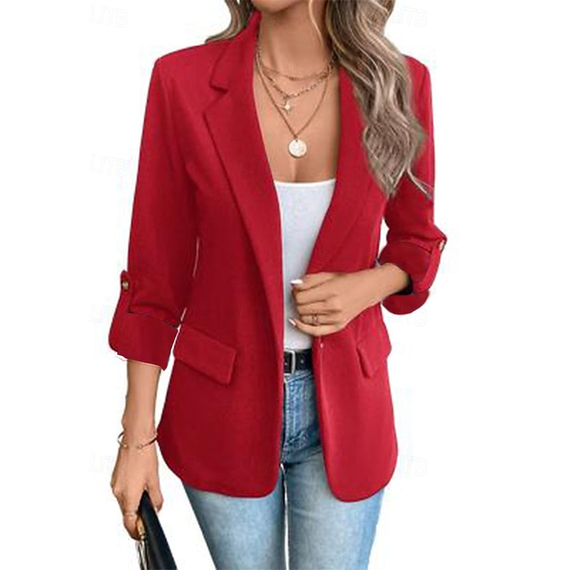 Open-Front Blazer, Women's Tailored Fit