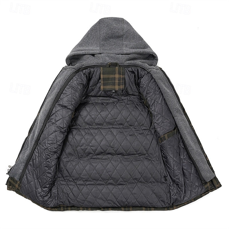 Hooded Quilted Gilet for Men