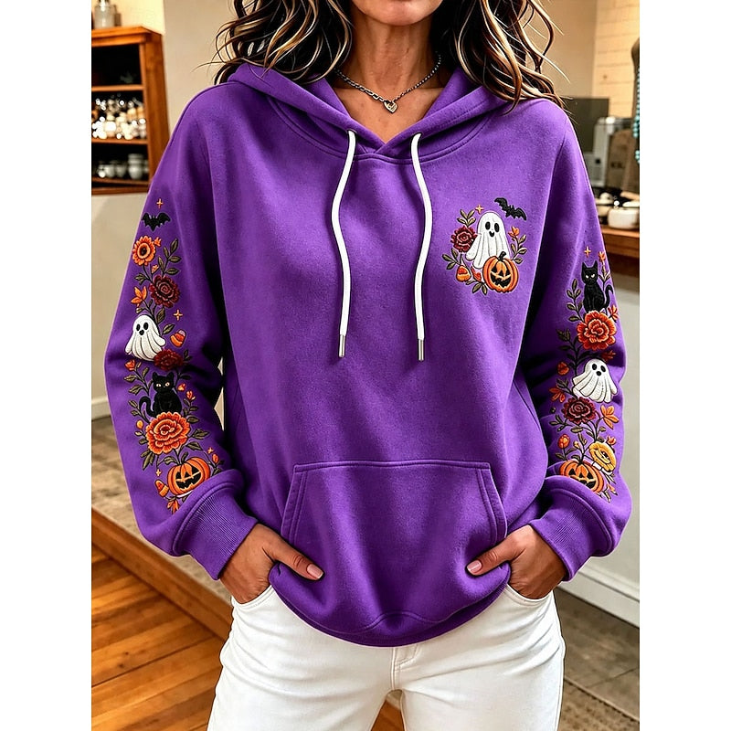 Halloween Hoodie, Women's Cozy Fit