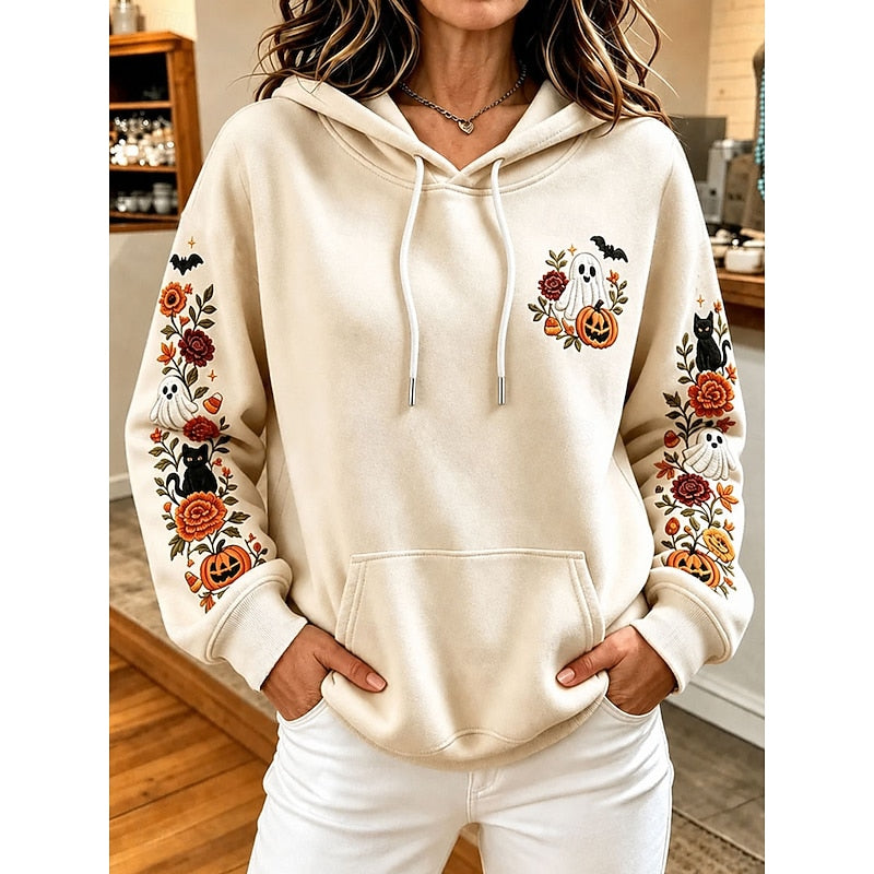 Halloween Hoodie, Women's Cozy Fit