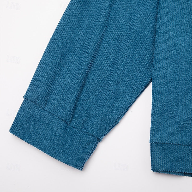 Men's Ribbed Textured Jacket