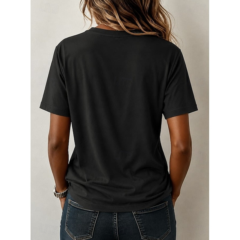 Ghost Cat Halloween Tee for Women, Plus Size