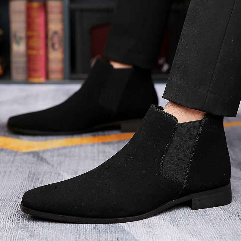 Ankle Chelsea Boots for Men, Classic Style