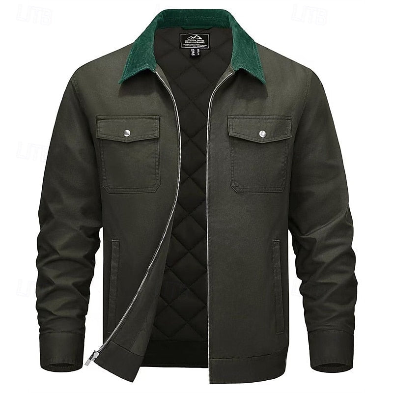 Utility Jacket for Men, Rugged Style