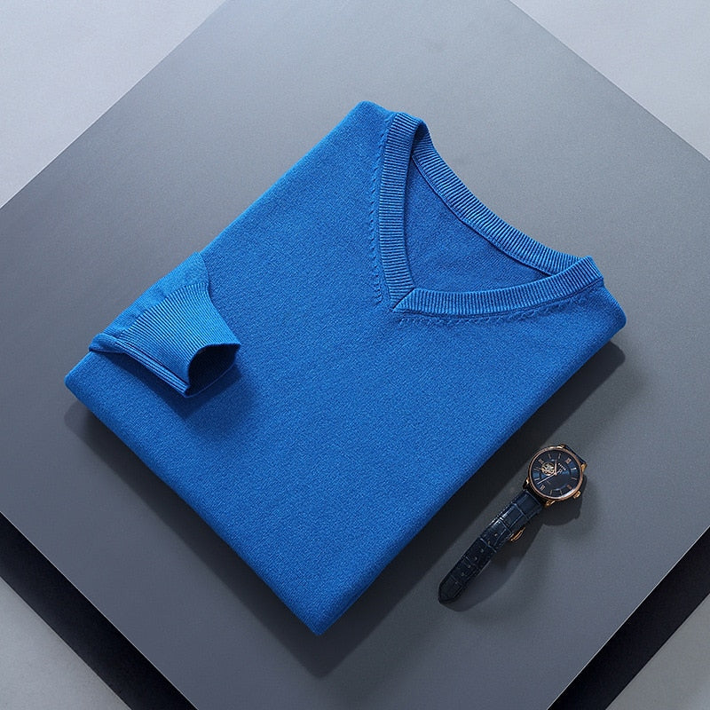 V-Neck Sweater, Men's Refined Fit