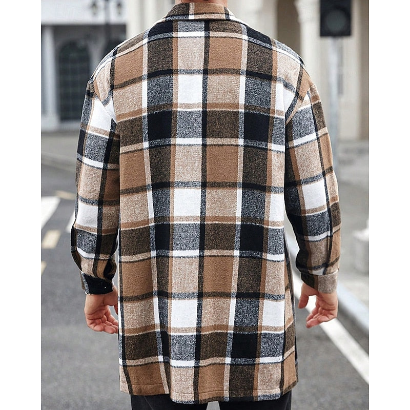 Plaid Overshirt for Men