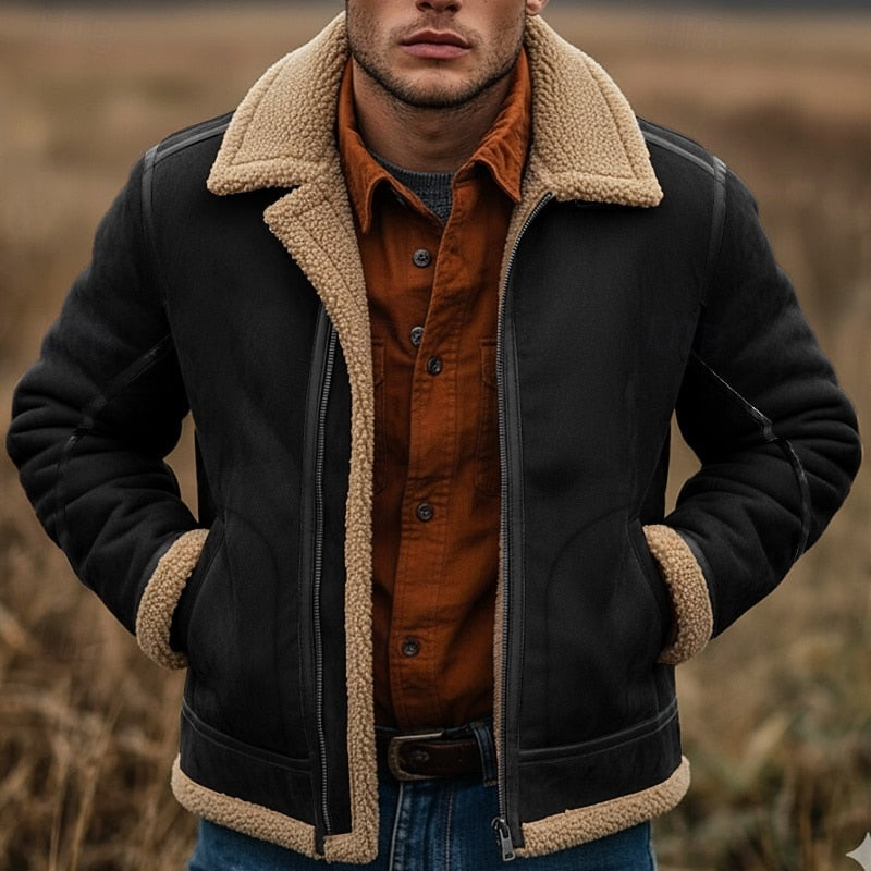 Rugged Aviator Jacket for Men