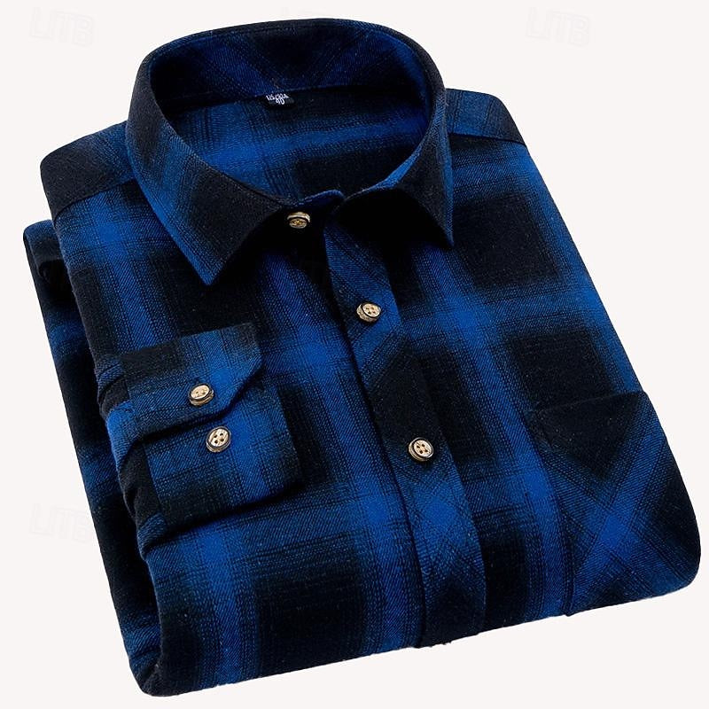 Checked Overshirt, Men's Classic Fit