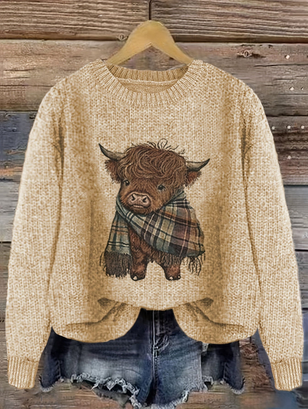 Crewneck Sweater for Women, Cozy Style