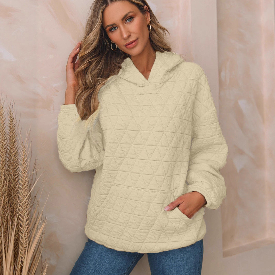 Women's Knit Sweater with Hood