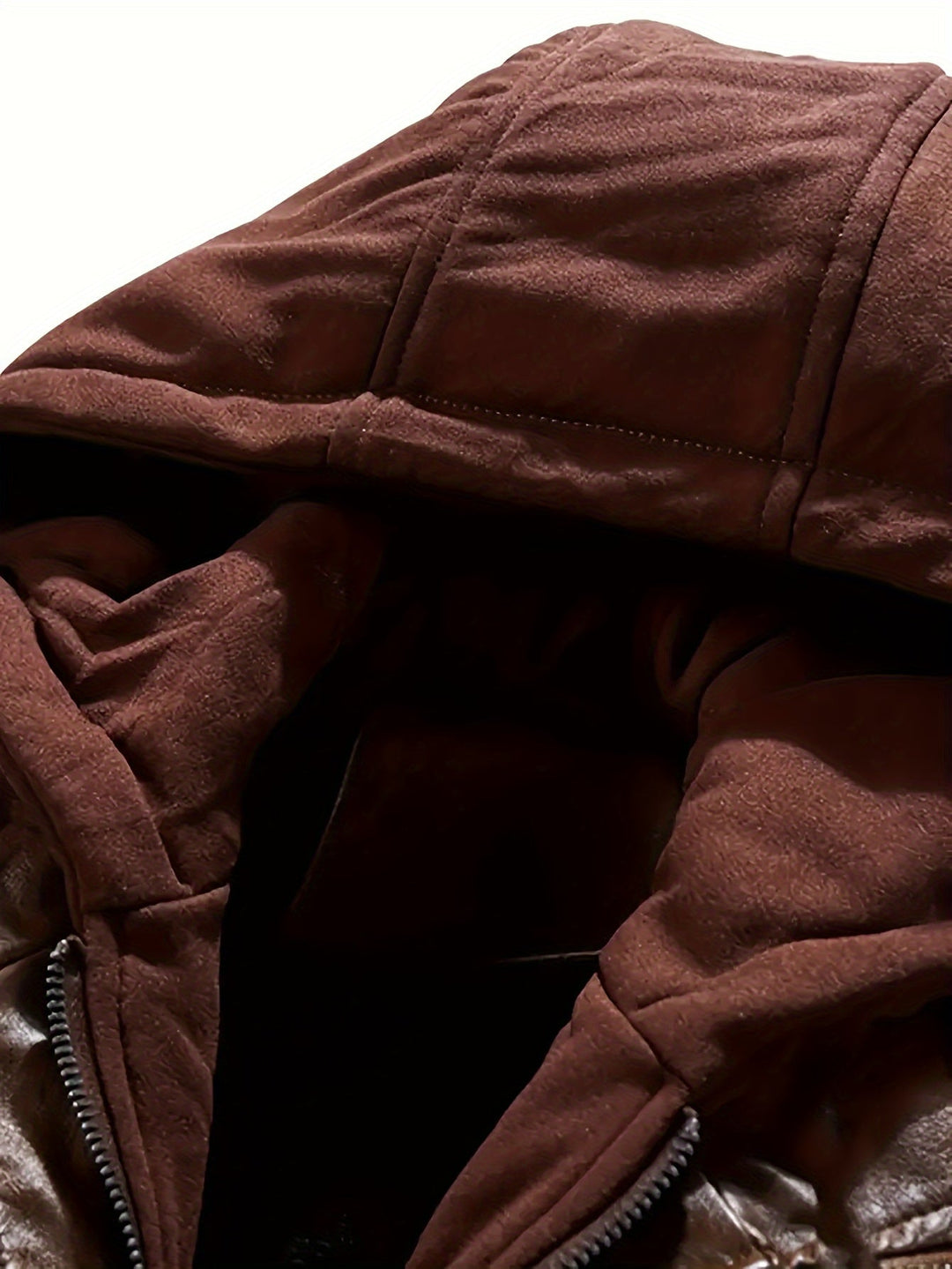 Hooded Moto Jacket for Men