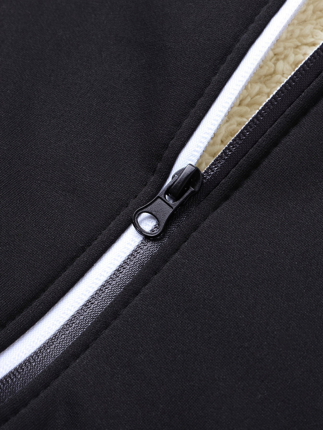 Cozy Hooded Zip-Up Jacket for Men, Plus Size