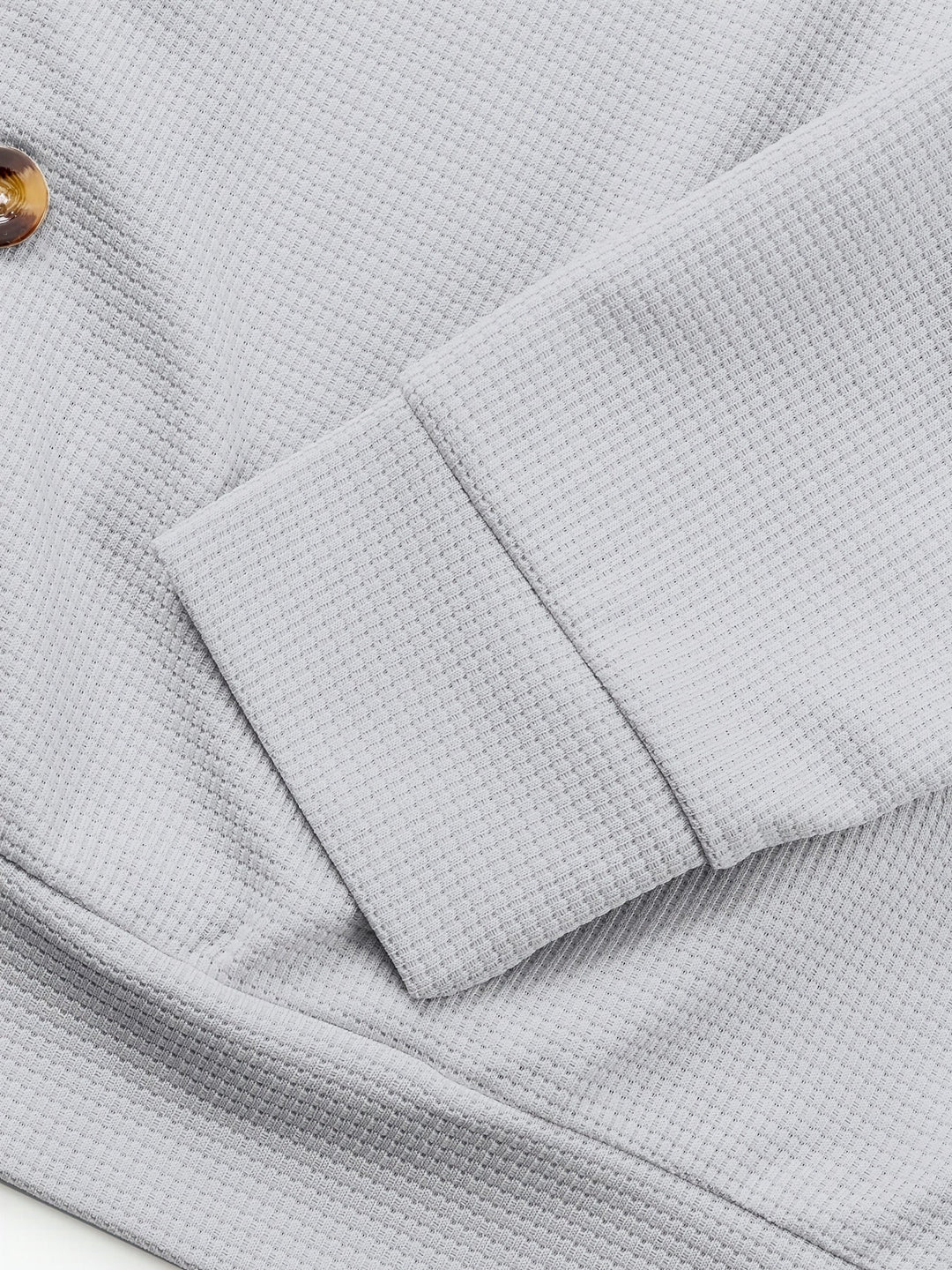 Button-Up Jacket for Men, Textured Style