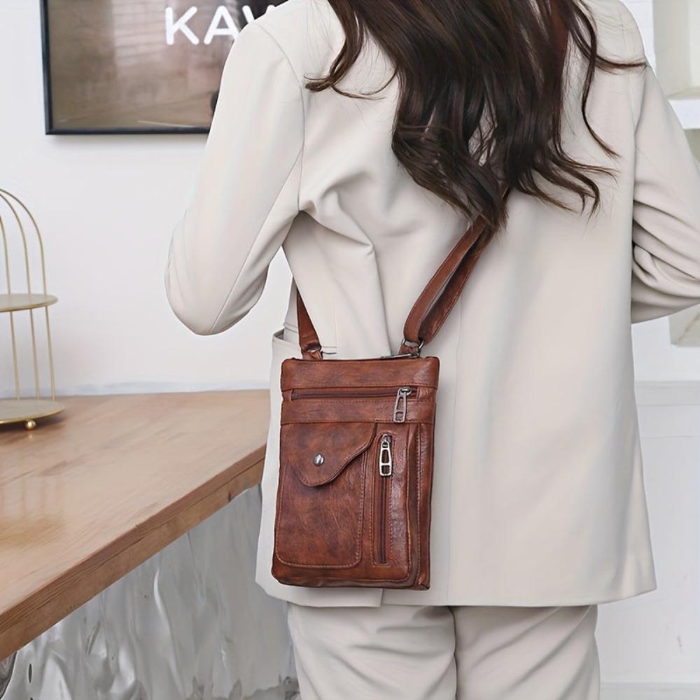 Retro Crossbody Bag, Classic Style