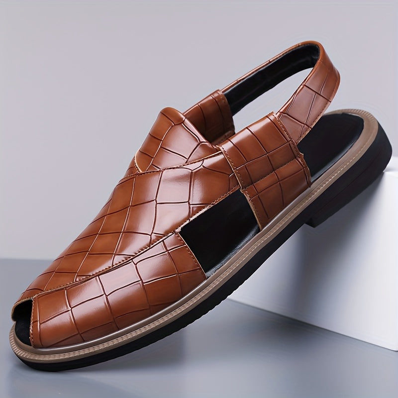 Woven-Style Comfort Sandals for Men