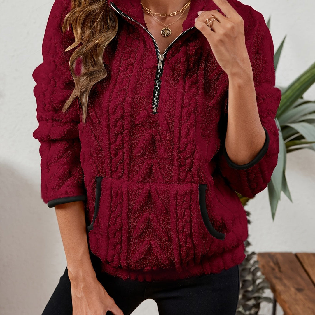Half-Zip Pullover for Women, Cozy Style