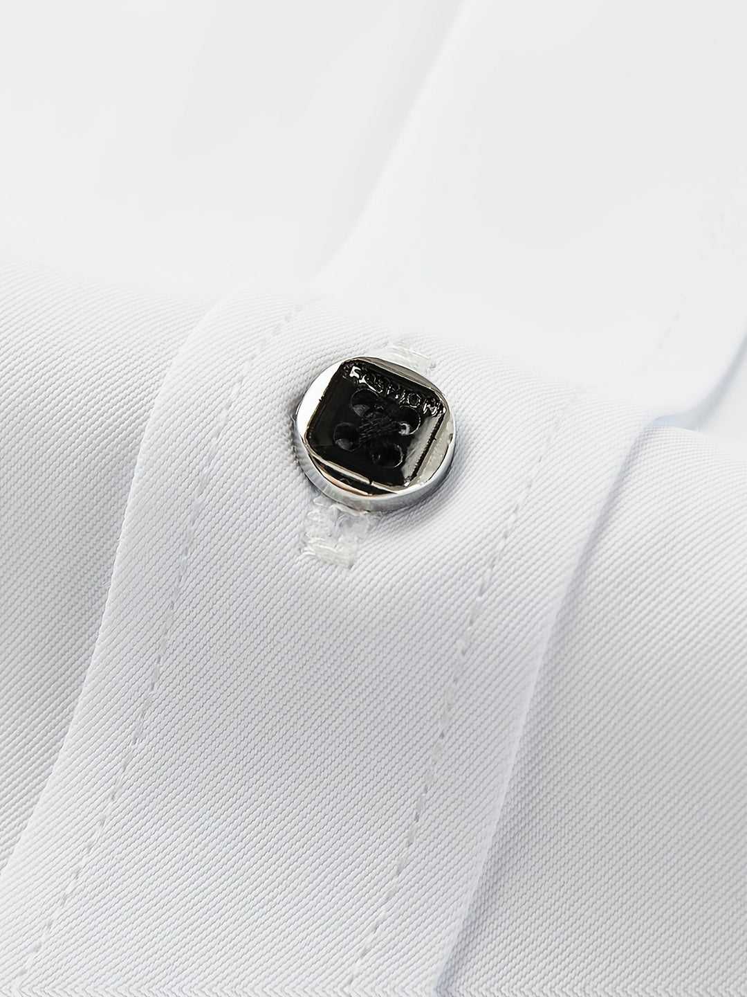 Tailored Long-Sleeve Button-Up Shirt for Men