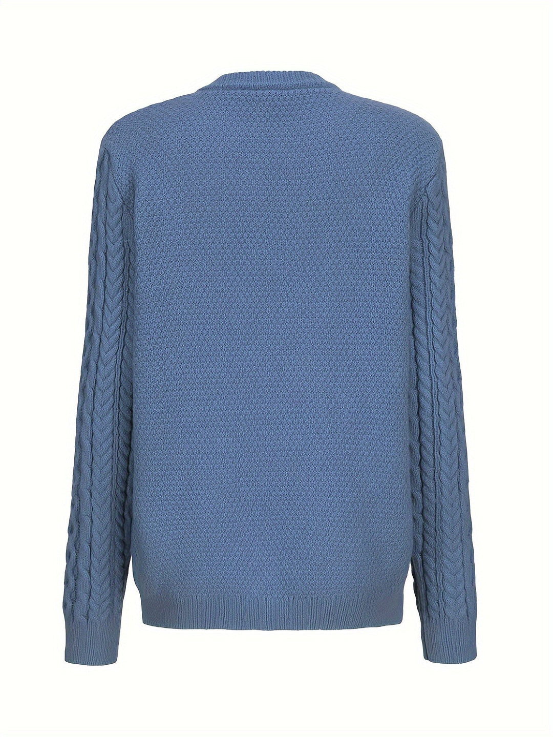 Button-Front Cardigan for Women, Textured Style