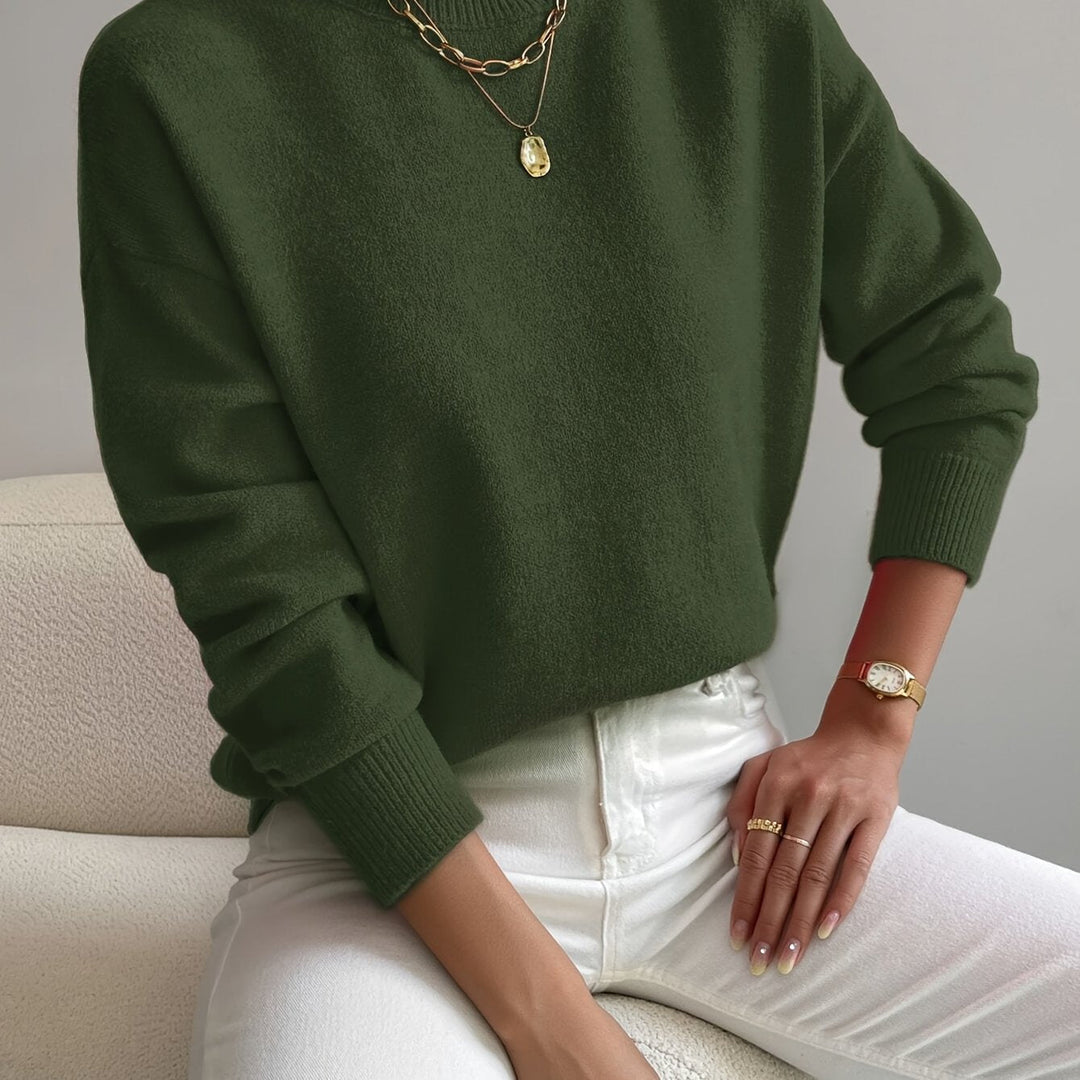 Mock Neck Sweater, Women's Refined Fit
