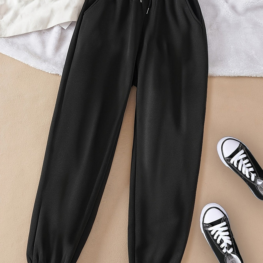 Relaxed Drawstring Joggers for Women