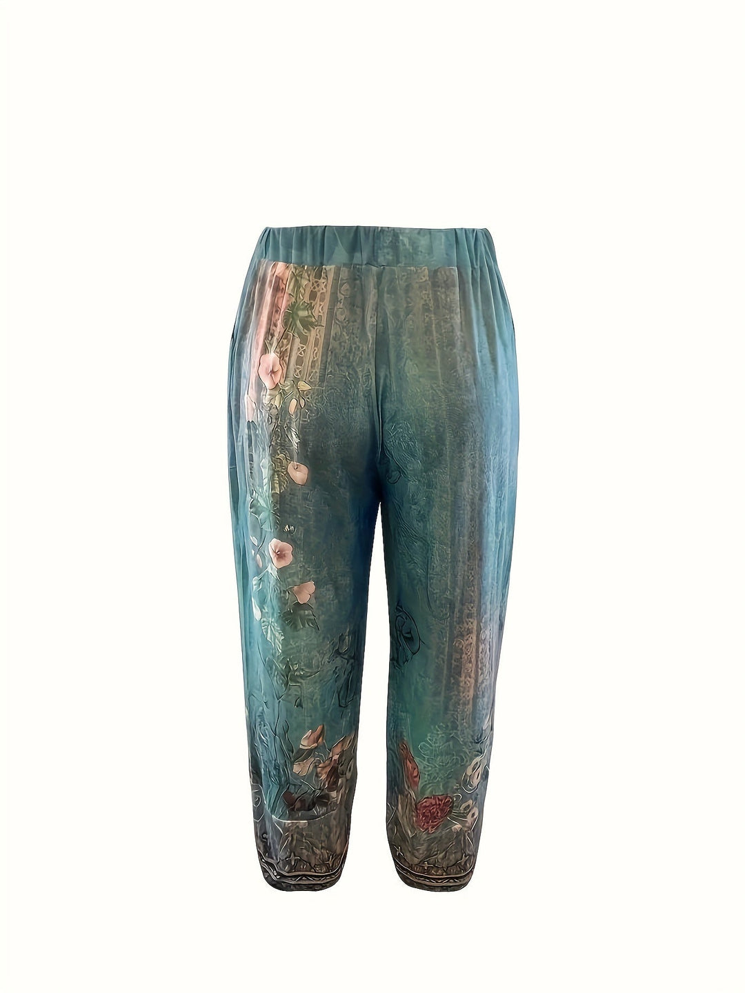 Botanical Cropped Pants for Women