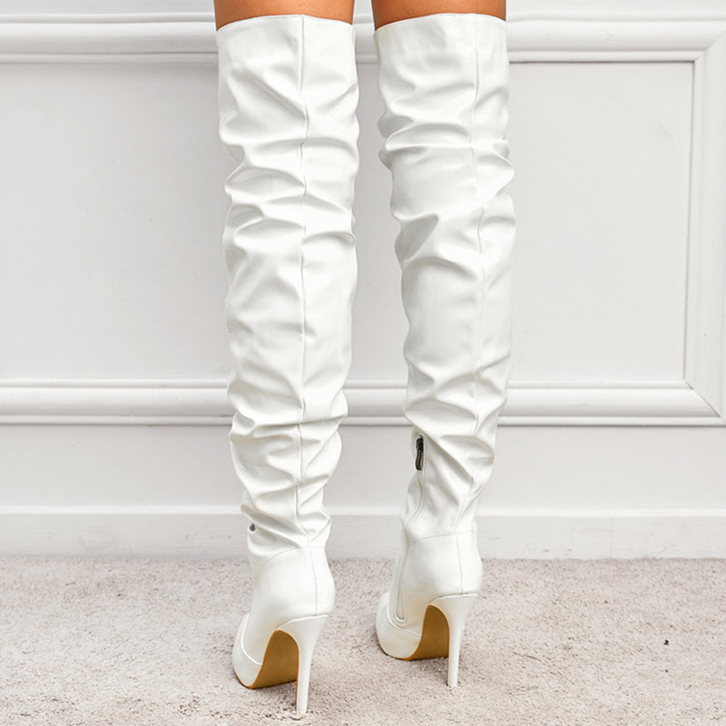 Women's Heeled Knee-High Boots