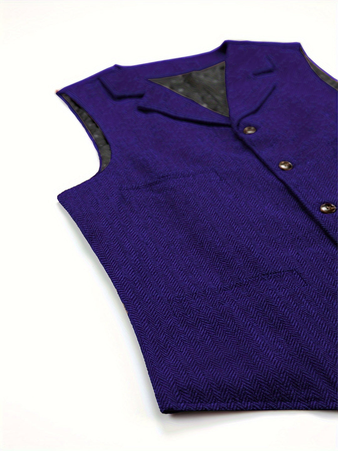 Heritage Herringbone Vest for Men, Plus Size