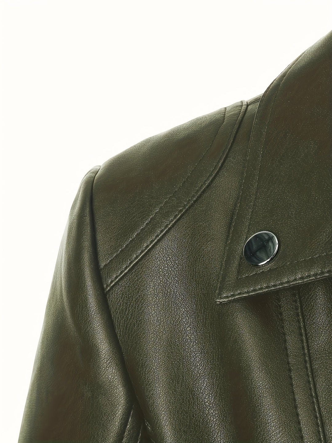 Sculpted Zip-Front Moto Jacket for Women
