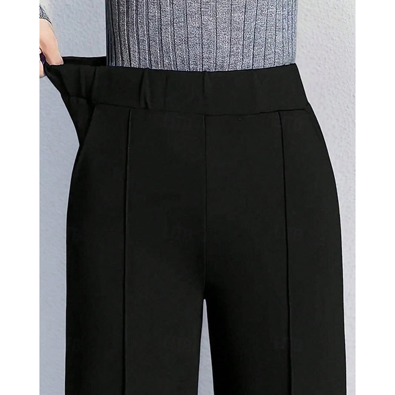Wide-Leg Tailored Pants for Women