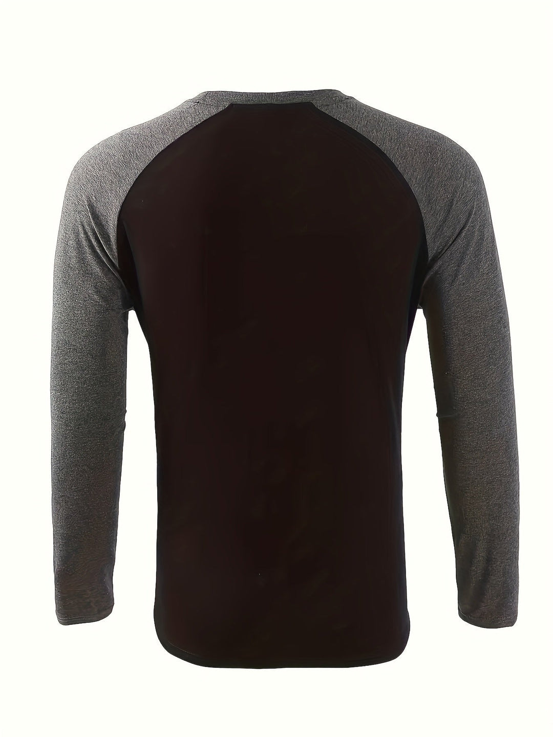 Two-Tone Raglan Long-Sleeve Top for Men