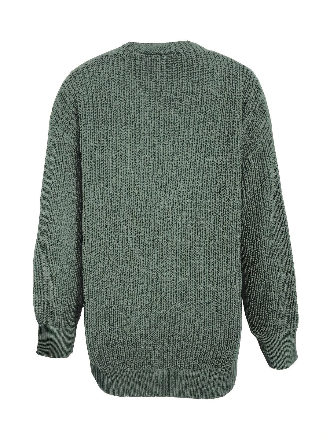 Ladies Relaxed Button-Front Cardigan