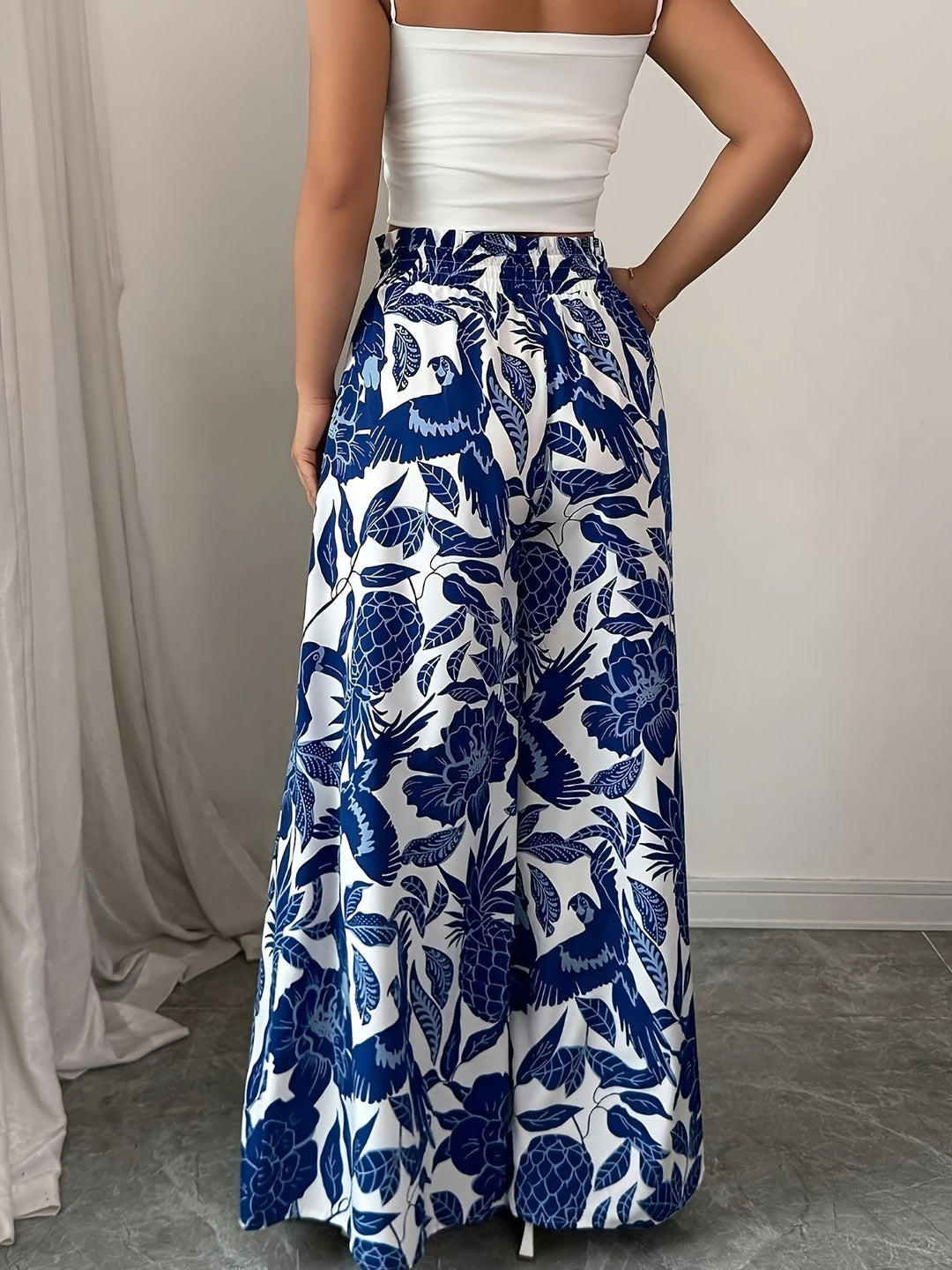 Flowing Wide-Leg Trousers for Women