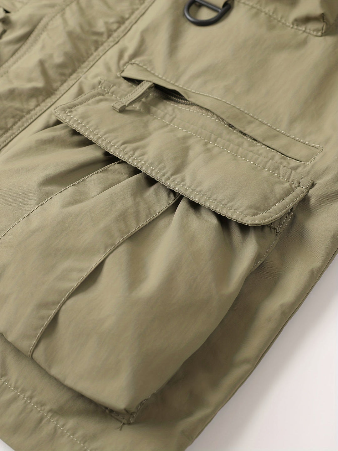 Multi-Pocket Cargo Jacket, Men's Rugged Fit