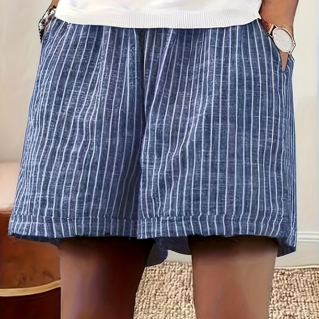 Relaxed Wide-Leg Shorts for Women