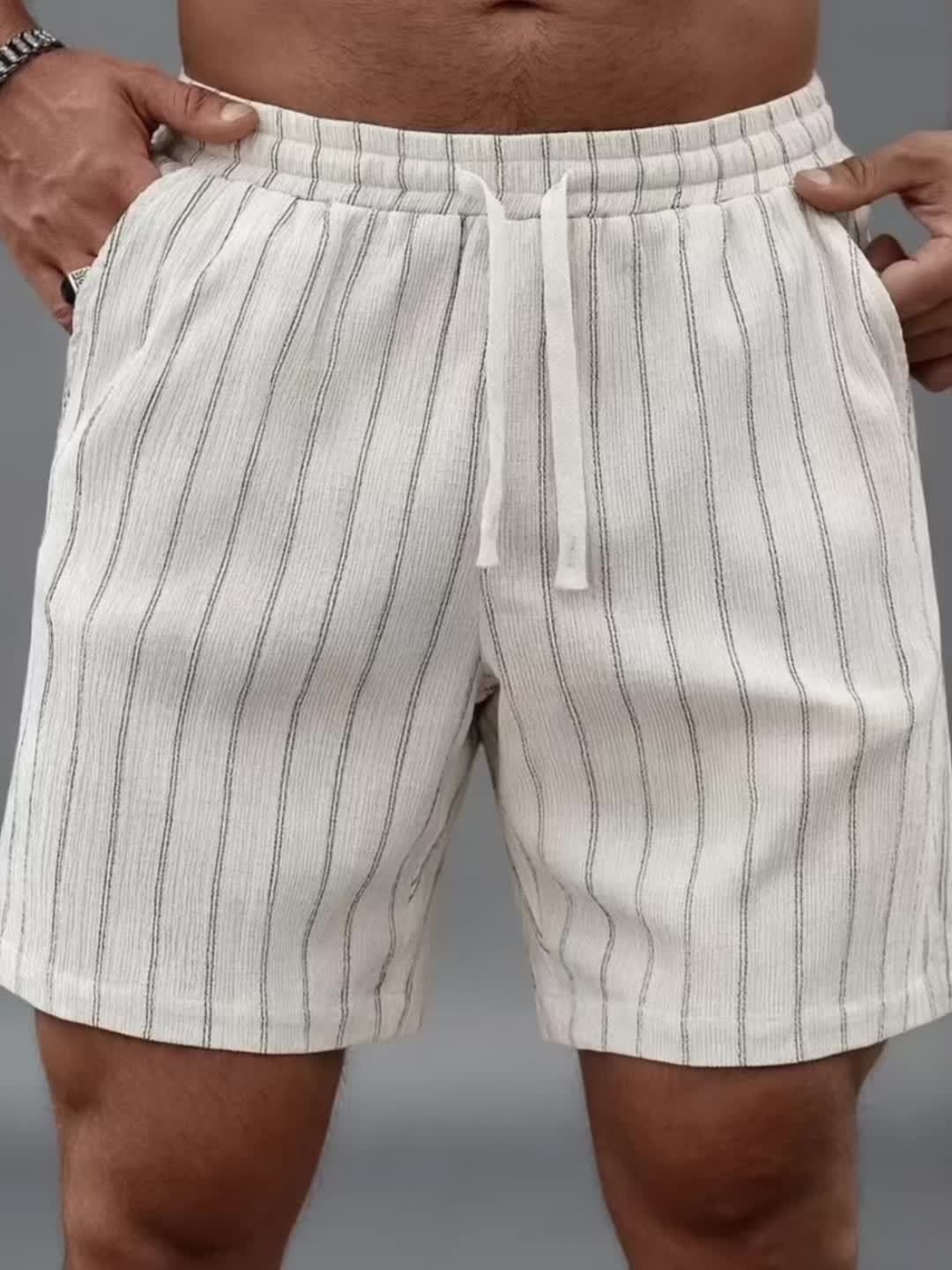 Relaxed Drawstring Shorts for Men