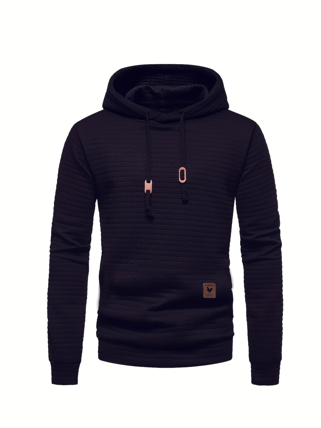 Pullover Hoodie for Men, Textured Style