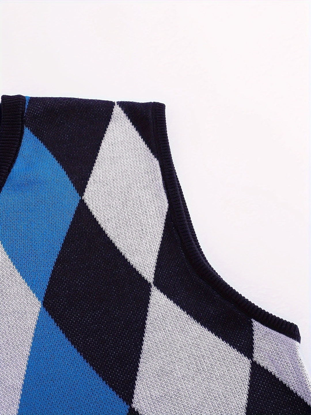 Argyle Sweater Vest, Men's Classic Fit