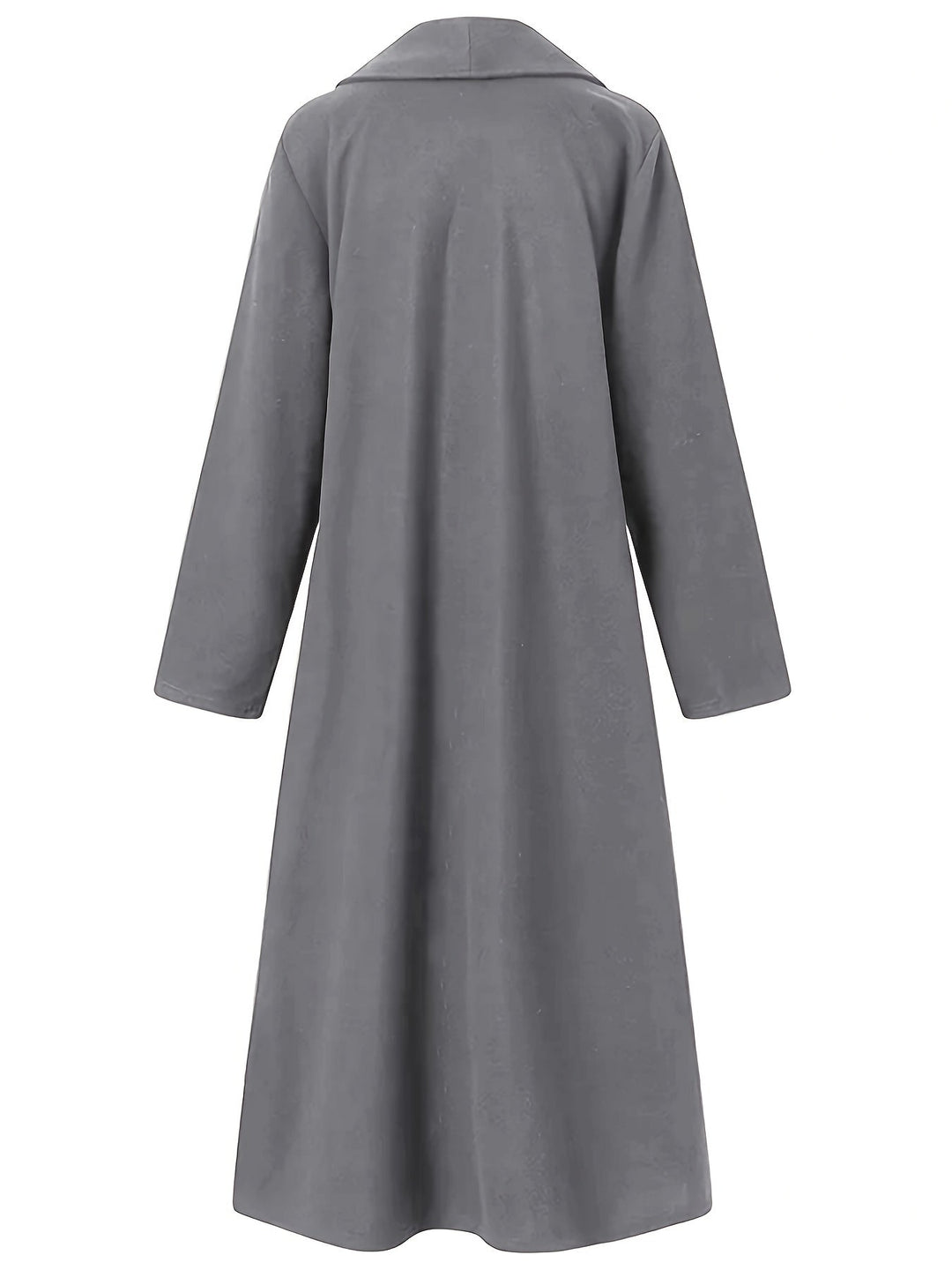 Elegant Longline Coat for Women, Plus Size