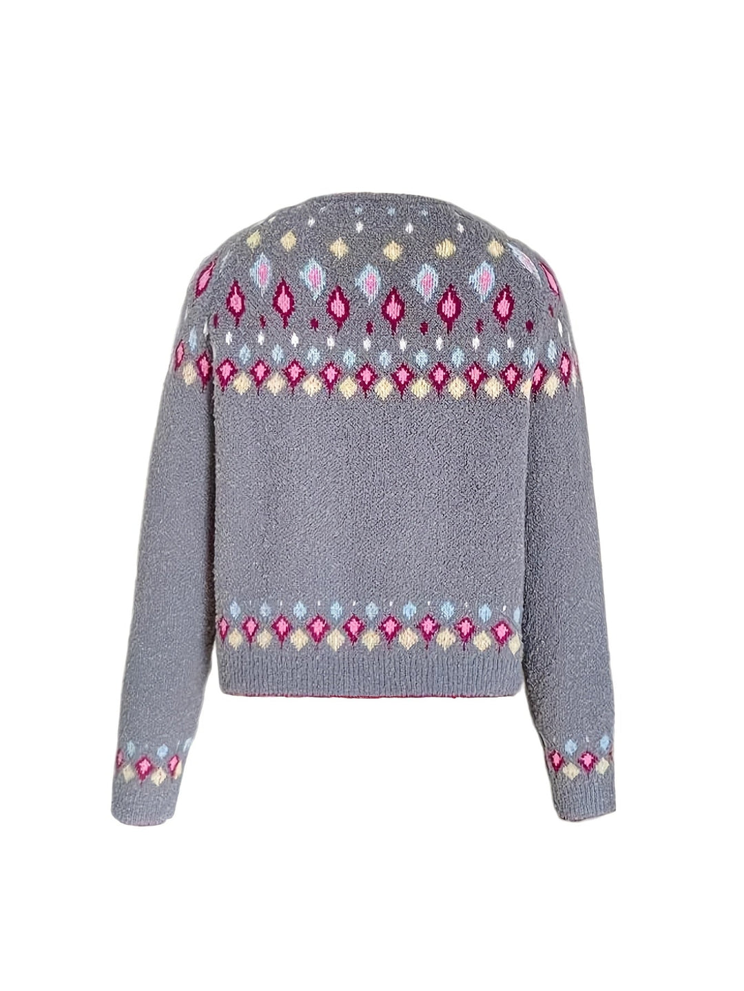 Nordic Patterned Cardigan for Women