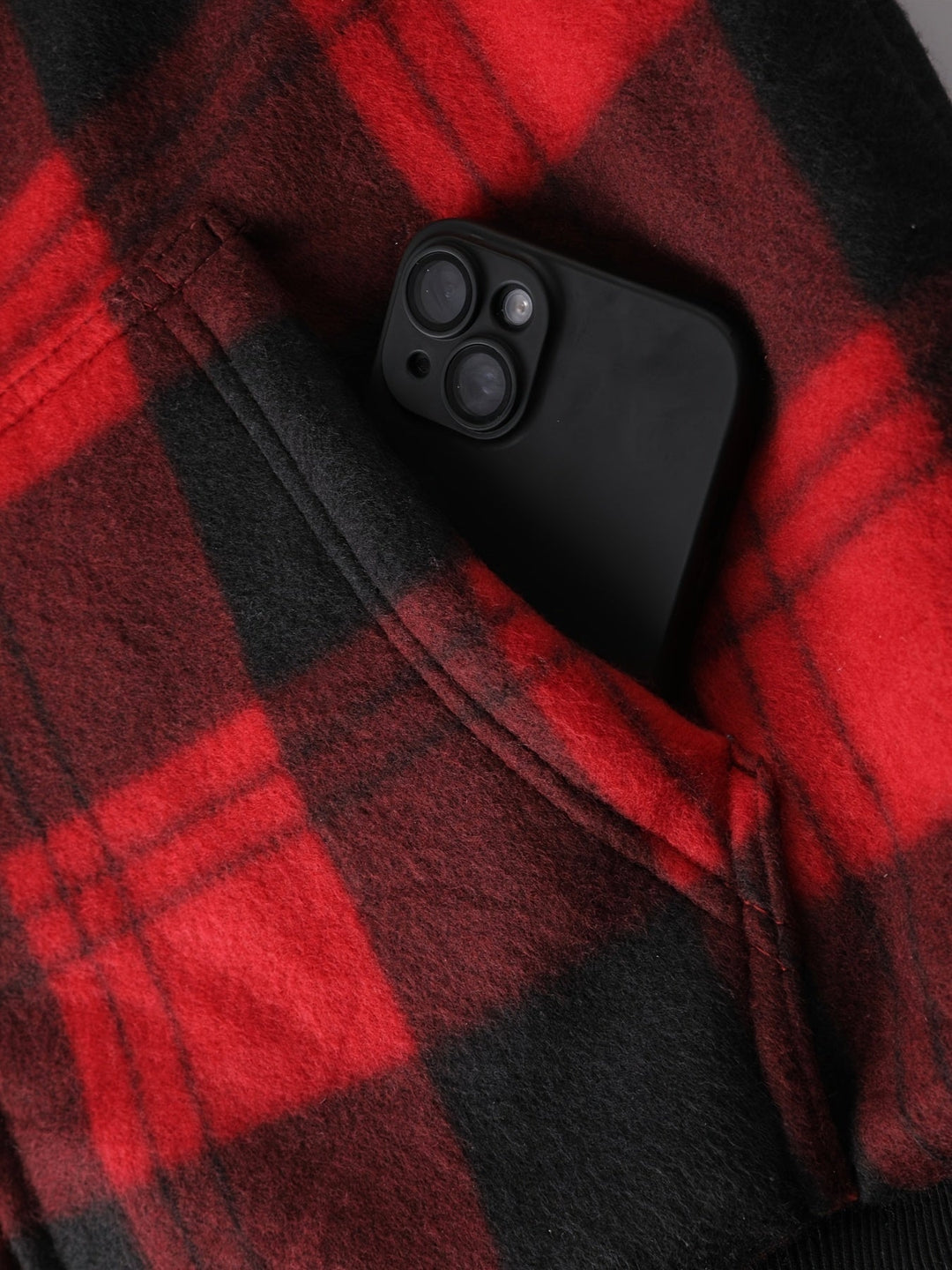 Hooded Zip-Up Jacket, Men's Cozy Fit