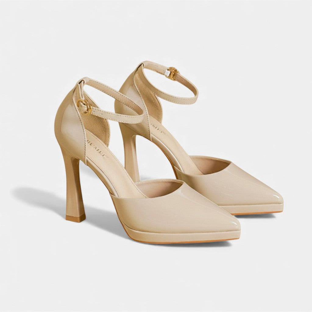 Stylish Ankle Strap Pointed Heels for Women