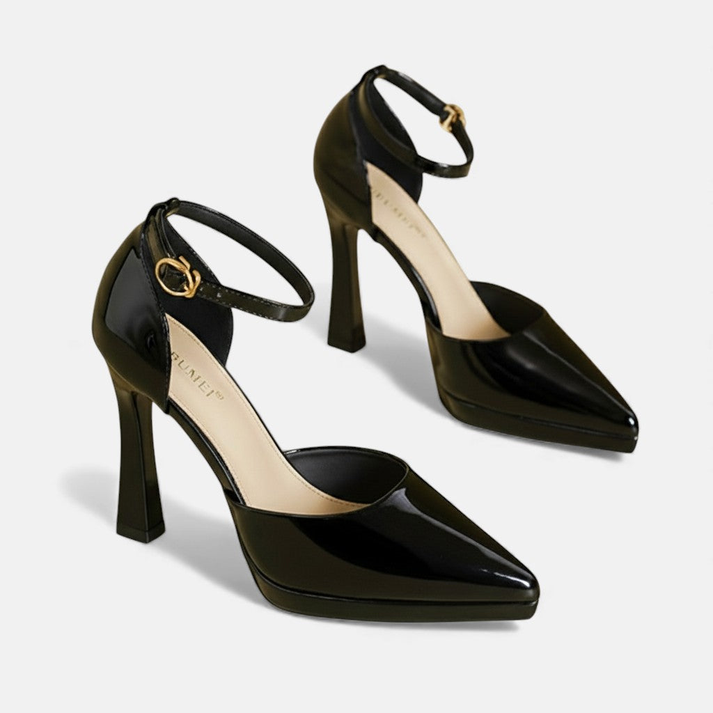 Stylish Ankle Strap Pointed Heels for Women