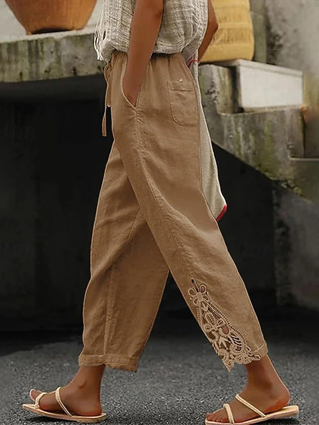 Cropped Pants, Women's Relaxed Fit