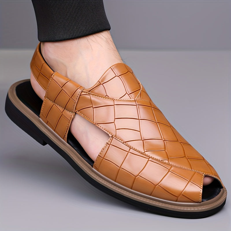 Woven-Style Comfort Sandals for Men