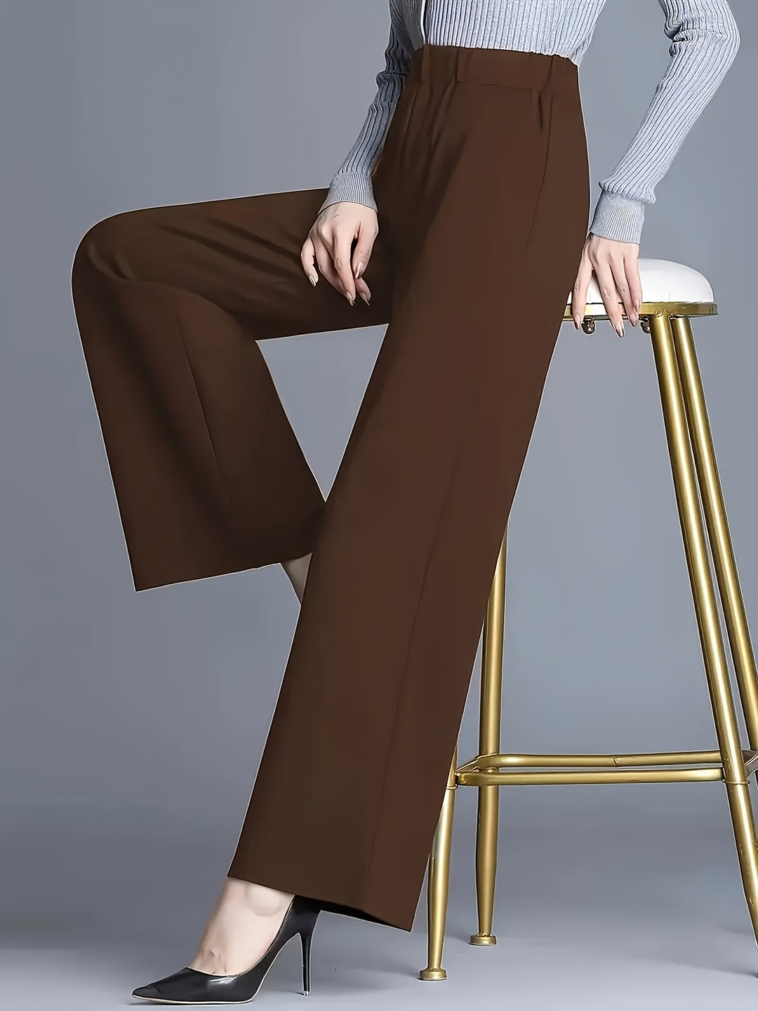 High-Waisted Wide-Leg Pants for Women