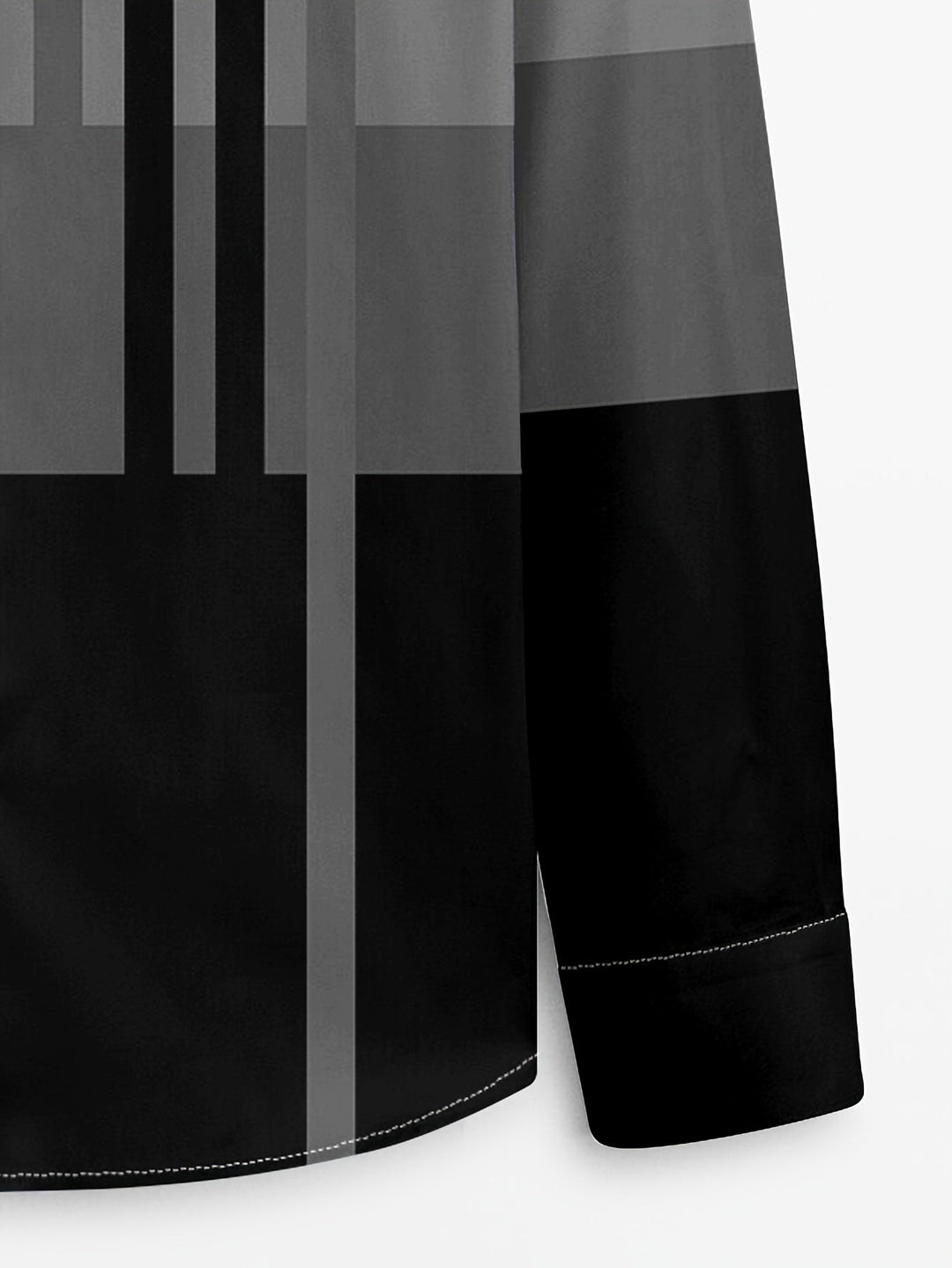 Men's Colour-Block Long-Sleeve Shirt