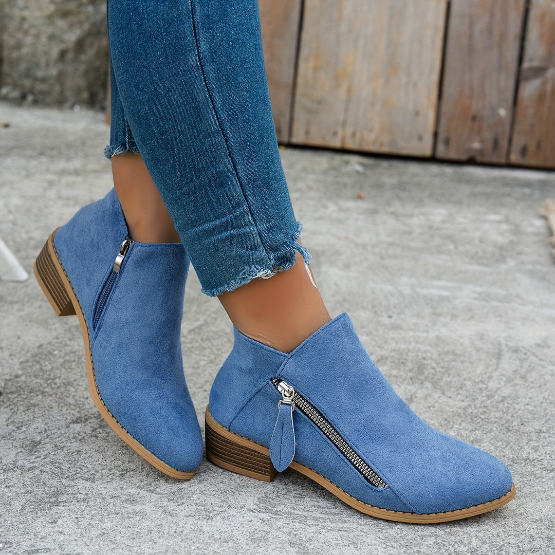 Side-Zip Ankle Boots for Women, Everyday Style